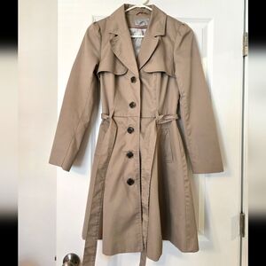 Pleated Trench Coat By H&M